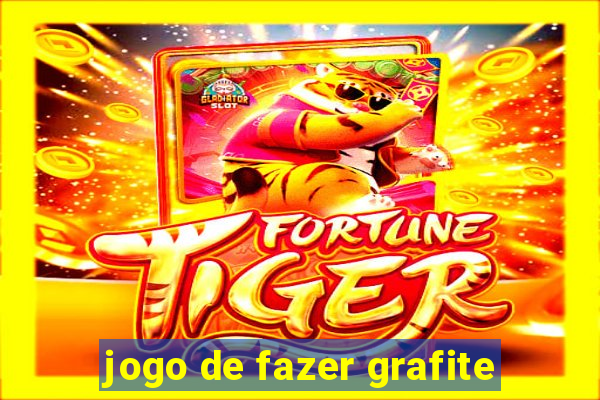 jogo de fazer grafite